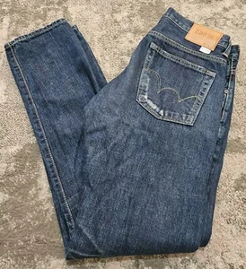 Men's EDWIN ESC33M Rainbow Selvedge Tapered Blue Jeans W30 L32 Made In JAPAN - Picture 1 of 10