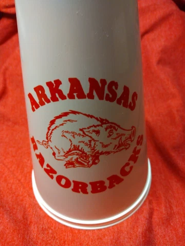 Vintage NCAA Arkansas Razorbacks Old School Logo Cup Cover