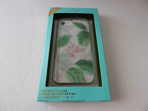 Kate Spade Protective Hardshell Case for iPhone 8/7/6S/6 4.7" Leaf/Green/Clear - Picture 1 of 9