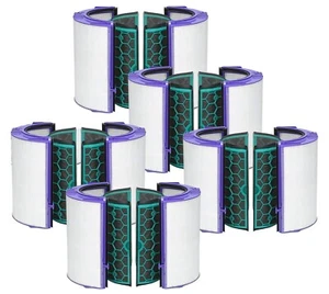 5x Replacement Smoke Remover Filter Set for Dyson TP05 Air Purifier # 969048-01 - Picture 1 of 7