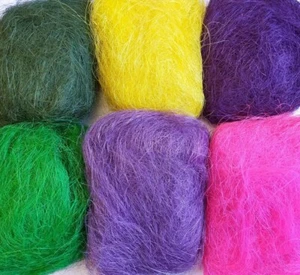 Hamper Basket Gift Bag Filler, Organic Shredded Coloured Sisal Filler 5 Colours - Picture 1 of 11