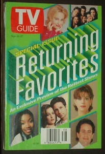 TV Guide Magazine(5X7) Vol 44, #38 Sept 21 1996 Returning Favorites - Picture 1 of 2