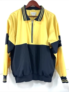 Cutter & Buck Womens Medium Yellow Gulf Long Sleeve Windbreaker - Picture 1 of 8