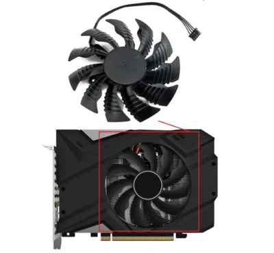 Cooler Fan For GIGABYTE RTX 2060 2070 GTX 1660 SUPER 1660Ti MINI ITX PLA09215S12 - Image 1 of 4