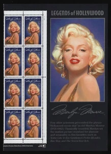 #2967 32c Marilyn Monroe, Plate Block of 8 [S112211 R] **ANY 5=FREE SHIPPING** - Picture 1 of 1