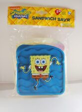 New SpongeBob Squarepants Sandwich Sav'r Sandwich Holder For School Lunch NIP