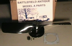 1928-1931 Model A Ford Aluminum Fan and Pulley USA made and balanced. - Picture 1 of 6