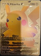 Pokemon Golden Card PIKACHU VMAX Fan Art Cards VMAX GX & others