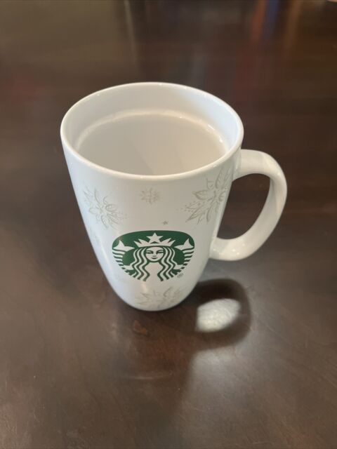 Starbucks 2021 Clear Glass Coffee Mug Ocean Blue 12 Oz Logo Summer NEW with  Tags