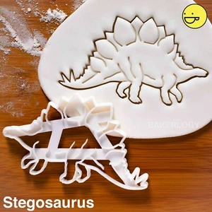 Stegosaurus cookie cutter - Dinosaur jurassic prehistoric Palaeontology fossil - Picture 1 of 6