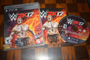 WWE 2K17 PS3 (Sony PlayStation 3, 2016) Jeu de lutte complet / CIB W2K17