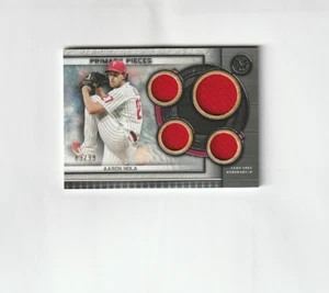 2023 Topps Musuem Collection Primary Pieces Quad Relic Aaron Nola SPPQR-AN 83/99 - Picture 1 of 2