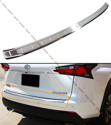FOR:2015-2021 LEXUS NX200t NX300 VIP STAINLESS STEEL REAR BUMPER PROTECTOR GUARD - Image 1 of 3