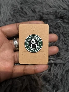 Starbucks Lovers Enamel Pin Taylor Swift Themed Lapel Pin Coffee Lover Gift Fun - Picture 1 of 3