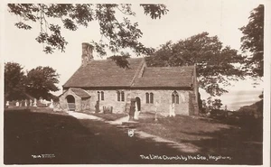 The Little Church By The Sea Heysham - Unused B&W Postcard - Foto 1 di 2