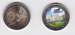 2 Euro Farb Gedenkmünze Malta 2018 Mnajdra Temples Stgl. (166529) - Bild 1 von 1