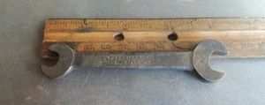 Vintage n. 21 Buffum Tool Co. chiave APERTA con logo svastica dimensioni 1/8" x 3/16" USS - Foto 1 di 21