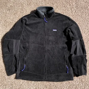 Vintage Patagonia Regulator Deep Pile Polartec Fleecejacke Herren XL Made In USA - Bild 1 von 5