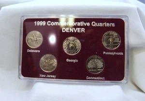 1999-D State Quarter Commemorative 5 Coin Set! - NO RESERVE! - Picture 1 of 5