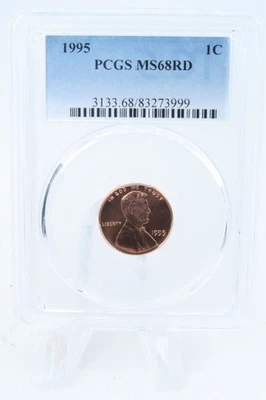 1995-P PCGS MS68RD Lincoln Memorial Cent Business Strike 1C - Image 1 of 2