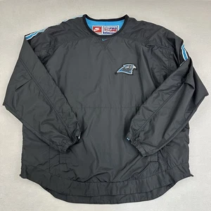 Vintage Carolina Panthers Jacket Men XL Nike Pro Line Center Swoosh NFL Pullover - Picture 1 of 10