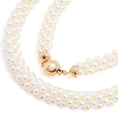 MIKIMOTO Necklace: Baby Pearl 3.3-3.7mm Gold 18K L43.5cm Yellow w/Case - Image 1 of 4