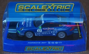 Scalextric Porsche 997 Racing Team Morellato No17, New In Box - Picture 1 of 6