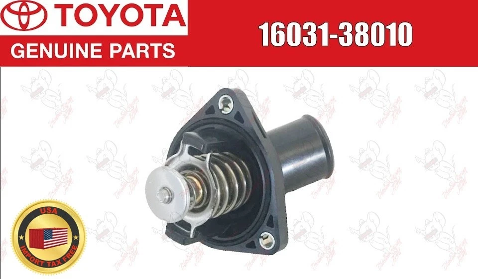 Termostato Toyota OEM con carcasa 16031-38010 para Lexus Foto 1 de 4