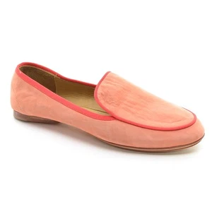 Ladies rag & bone Round Toe Ballet Flats 37 / 7 Orange Nubuck Slip On Shoes New - Picture 1 of 6