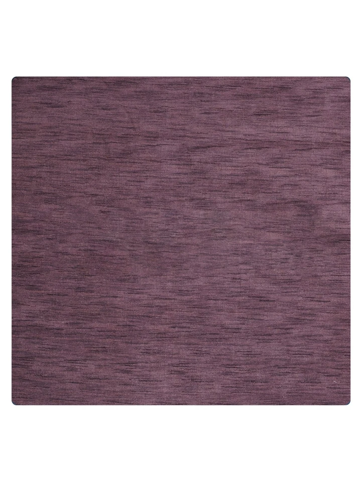 Eco-Friendly Hand Knotted Loom Wool Area Rug Solid Purple BBH Homes BBL00111L002 - Image 1 of 1