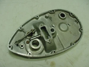 TRIUMPH CUB T20 LATE MODEL INNER TIMING COVER PART # E4450 CAST IN IT, - Foto 1 di 4