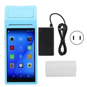 US Plug Q2P 58MM BT Printer For Andr-oid Smartphones 3G Quad Core 1+8G Bl FY - Afbeelding 1 van 17