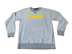 Wimpel Pratt Institute grau Pullover Sweatshirt Baumwolle & Poly Mischung Unisex Gr. S - Bild 1 von 6