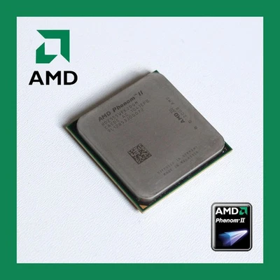 AMD Phenom II 555 ✔️ Dual-Core CPU HDZ555WFK2DGM Black BE 2 AM2+ AM3 3.2 GHz 6MB - Immagine 1 di 3