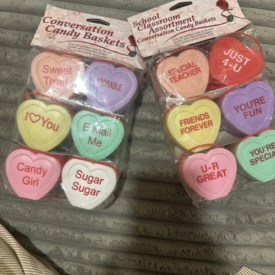 2公斤情人节谈话心脏治疗杯糖果派对礼物篮子复古 — 第 1/4 张图片