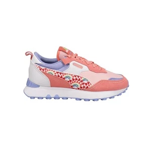 Puma Rider Fv Rainbow Sunset Lace Up Youth Girls Pink, Purple Sneakers Casual S - Picture 1 of 6