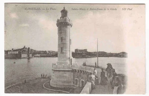 Leuchtturm Le Phare Marseille Frankreich 1905c Postkarte - Bild 1 von 1