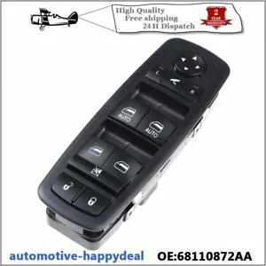 Power Window Switch 68110872AA For Chrysler Grand Voyager 2008-2016 ESS/RT/024A - Picture 1 of 6
