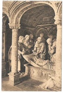Les Saints de SOLESMES 72 Grab der Jungfrau Postkarte Sepia unzirkuliert undatiert - Bild 1 von 2