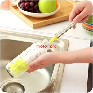 32.5CM Long Handle Bottle Cleaning Brush Kitchen Brew Scrubbing Clean Tool Hot - Bild 1 von 5