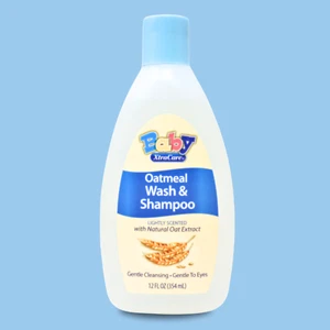 Jabón y champú para bebés XtraCare con avena, 12 fl oz - hidratación diaria - Imagen 1 de 8