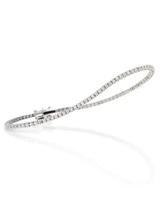 BRACCIALE TENNIS DIAMANTI E ORO BIANCO 750 - DIAMANTI O,5 CT - Foto 1 di 1