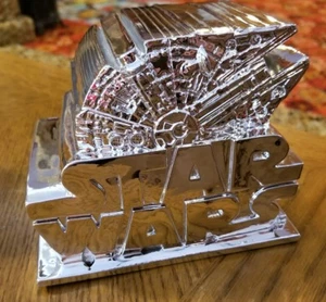 Star Wars Millennium Falcon Sleep Boxer Briefs Gift Set~Metallic Figurine- Small - Picture 1 of 2