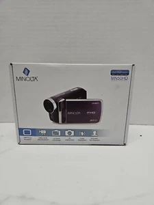 Minolta MN50HD-BL 1080p Full HD 20MP Digital Camcorder H - Picture 1 of 2