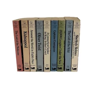 Lot of 9 ILLUSTRATED CLASSIC EDITIONS by Moby Books - Classic Titles - Picture 1 of 10