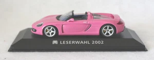 Minichamps 1/43 Scale Porsche Carrera GT, Modell Fahrzeug Leserwahl 2002, Pink - Picture 1 of 7