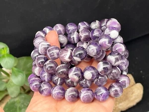 Natural amethyst bracelet Healing Bracelet Meditation Bracelet D080337 - Picture 1 of 11