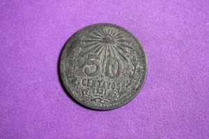 ESTATE FIND 1921 MEXICO 50 CENTAVOS #K17487 - Picture 1 of 2