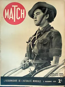 Match Magazine 2. November 1939 Zweiter Weltkrieg Edouard Branly Adolf Hitler - Bild 1 von 1