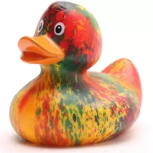 Badeenten Ente Splash LLL Quietscheente Quietscheentchen Gummiente Plastikente - Bild 1 von 5